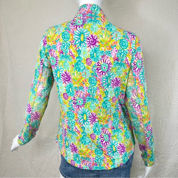 IBKÜL Lilli Mock Neck Long Sleeve UPF 50+ Cooling Quarter Zip Sun Shirt - Picture 9 of 16